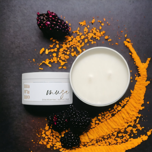 Muse | Blackberry & Saffron Scented Candle