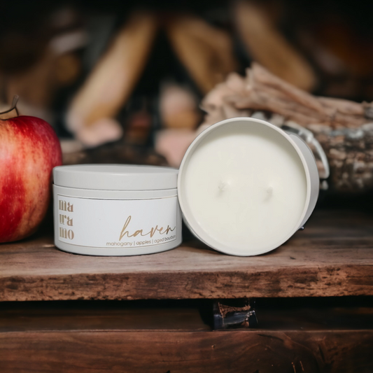 Haven | Mahogany & Apple Scented Candle