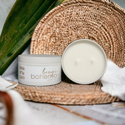 Bougie Bohemian | Vanilla & Fig Scented Candle