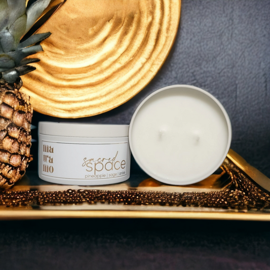 Sacred Space | Pineapple & Sage Scented Candle