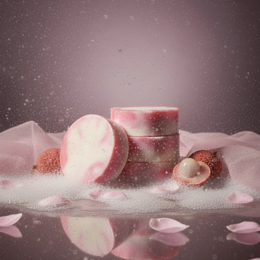 Ingenue | Pink Florals + Lychee Artisan Soap