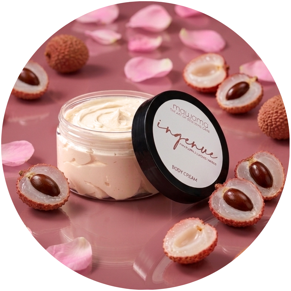 INGENUE | Pink Florals + Lychee Body Creme
