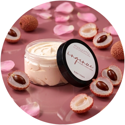 INGENUE | Pink Florals + Lychee Body Creme