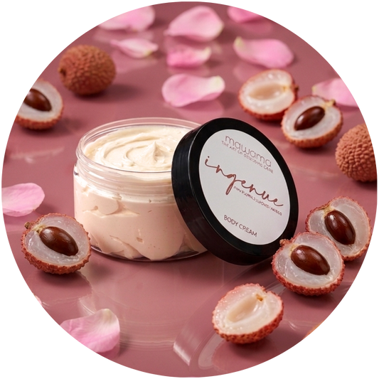 INGENUE | Pink Florals + Lychee Body Creme