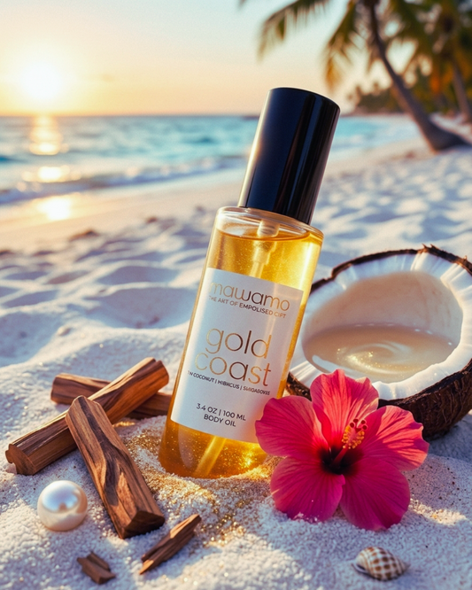 Gold Coast | Coconut + Sandalwood Scented Body Oil
