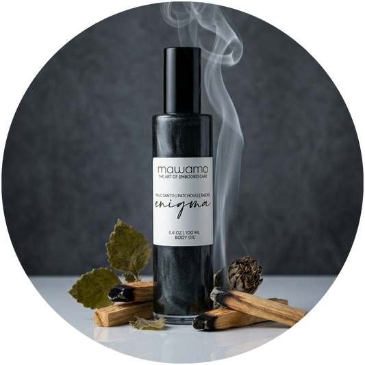 ENIGMA | Palo Santo + Patchouli Scented Body Oil