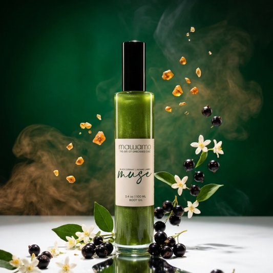 MUSE | Black Currant + Jasmine Scented Body Oil