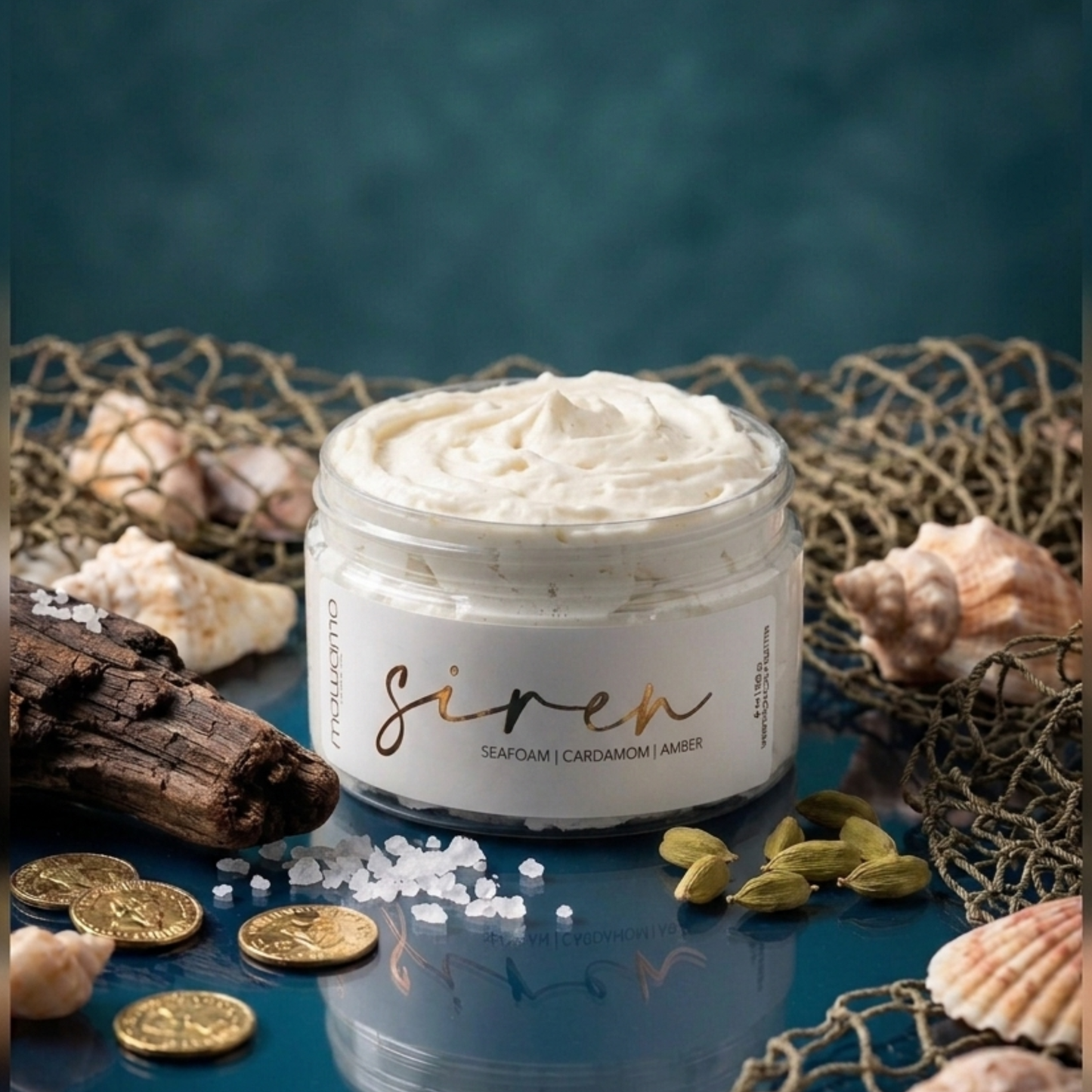 SIREN | Sea Salt + Cardamom Whipped Body Butter
