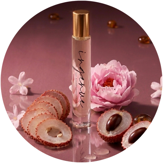 INGENUE | Pink Florals + Lychee Roll-On Perfume