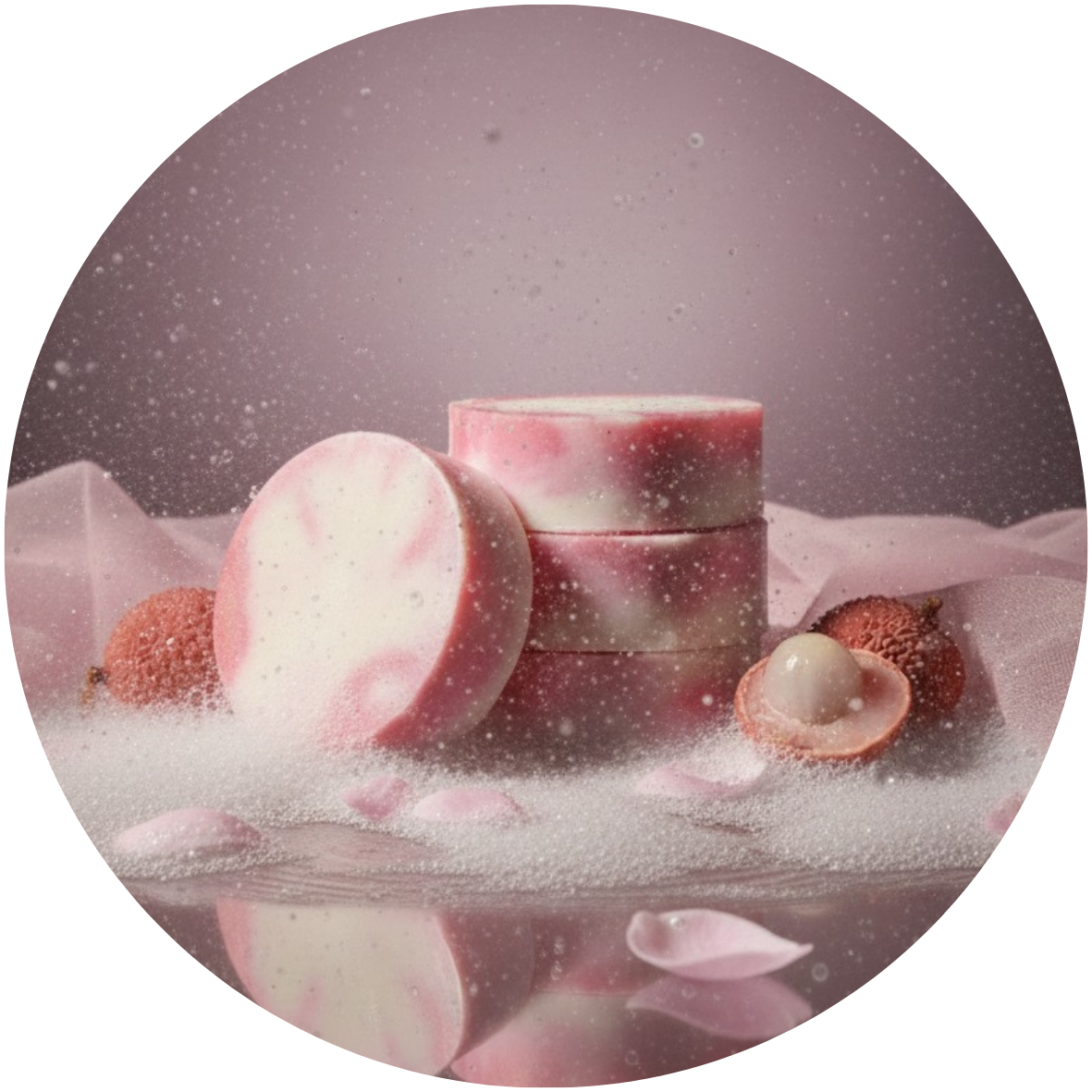 Ingenue | Pink Florals + Lychee Artisan Soap