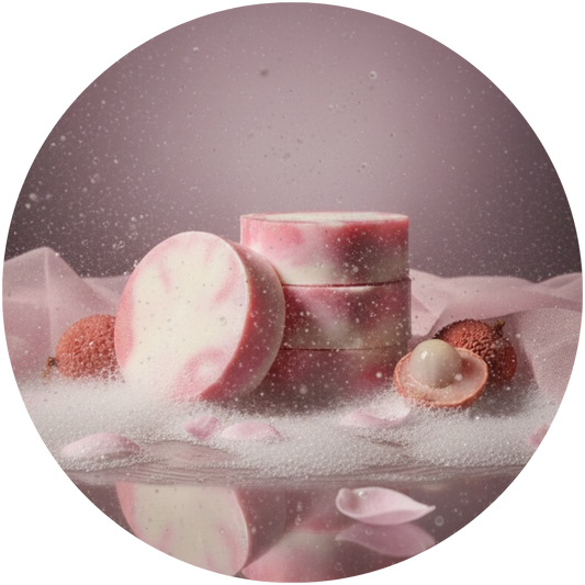 Ingenue | Pink Florals + Lychee Artisan Soap
