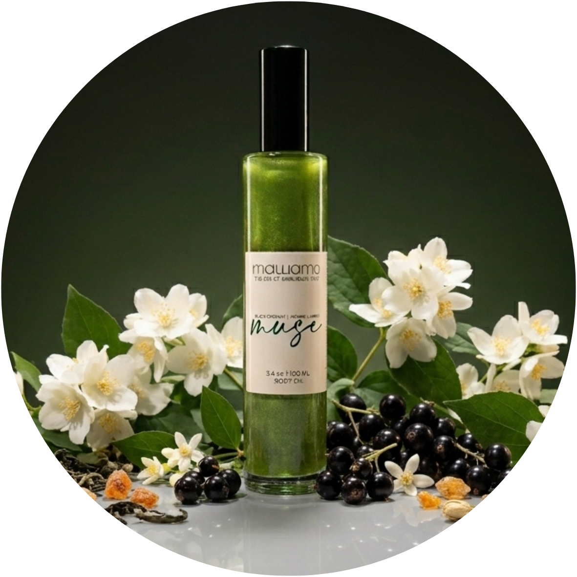 MUSE | Black Currant + Jasmine Scented Body Oil