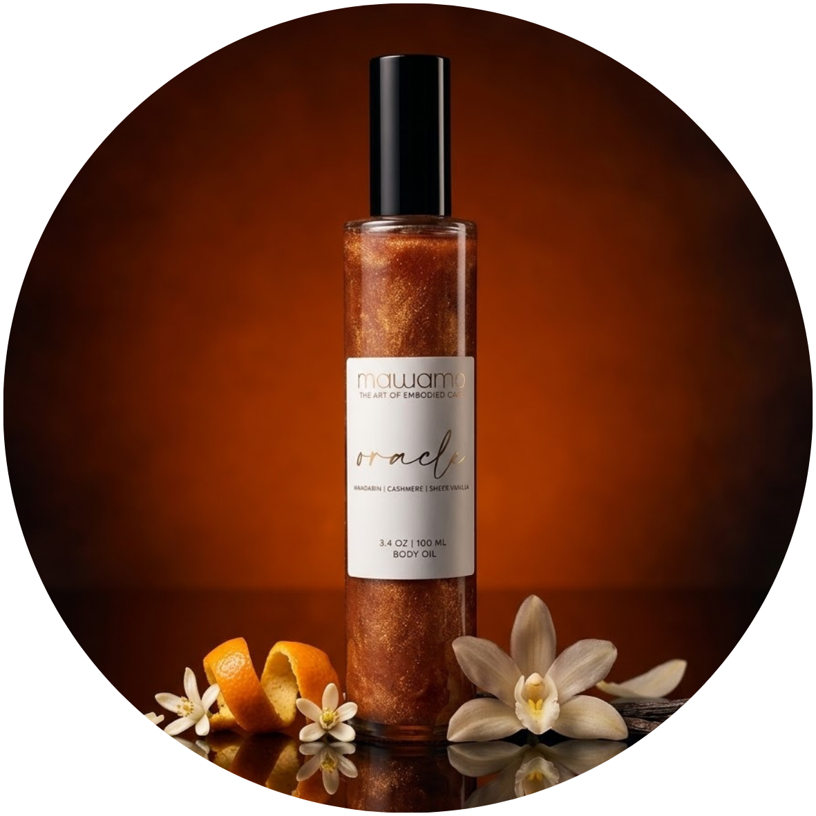 ORACLE | Mandarin + Cashmere Scented Body Oil