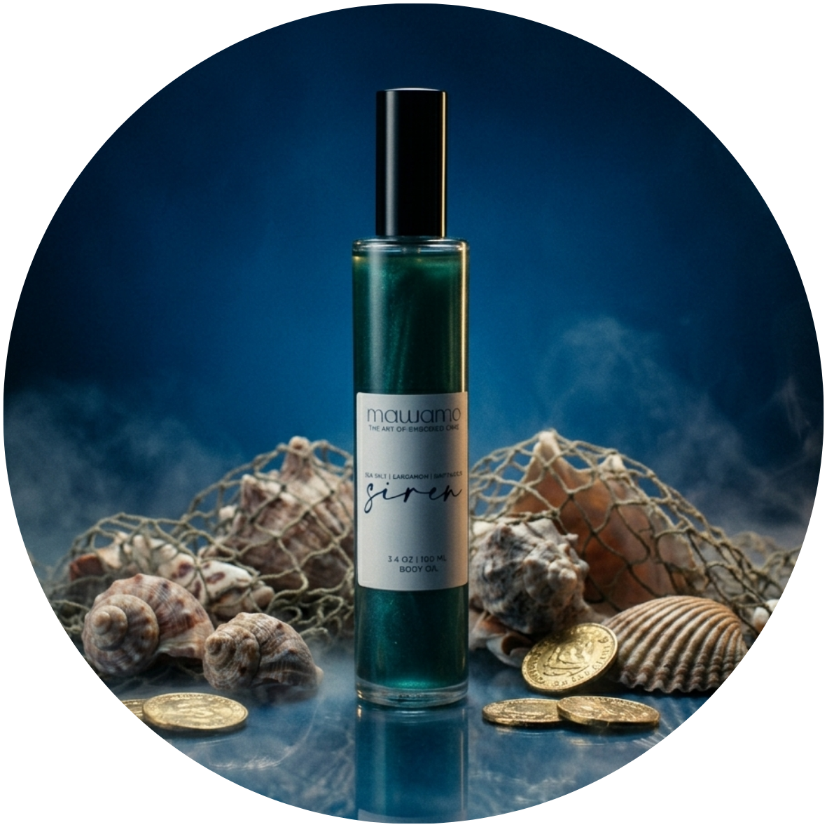 SIREN | Sea Salt + Cardamom Scented Body Oil